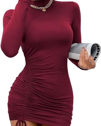 Mini Dress Donna Rosso – Stile Elegante