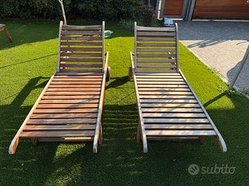 Lettini prendisole da giardino