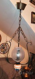 Lampadario a sospensione stile lanterna Maremmano 