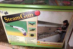 Steam Gun per pulizia moto-auto vapore+Girarrosto