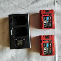 Baxxtar caricabatterie + 2 batterie (2 kit disp)