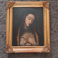 Quadro dipinto ad olio su ardesia 