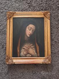 Quadro dipinto ad olio su ardesia 