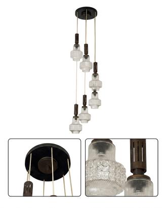 Lampadario anni 70 vintage
