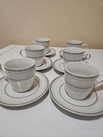 Set tazzine da caffè in porcellana