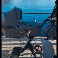 Trio Stokke Xplory Grigio Melange - Set Completo