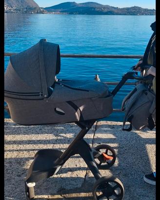 Trio Stokke Xplory Grigio Melange - Set Completo