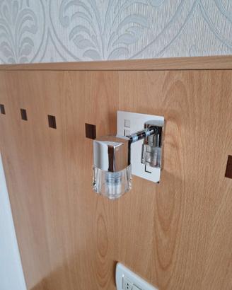 Abat-jour di design in metallo e vetro