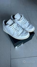 Air Jordan 1 Low – White/White – taglia EU 40