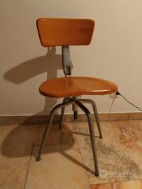 sgabello vintage anni 50