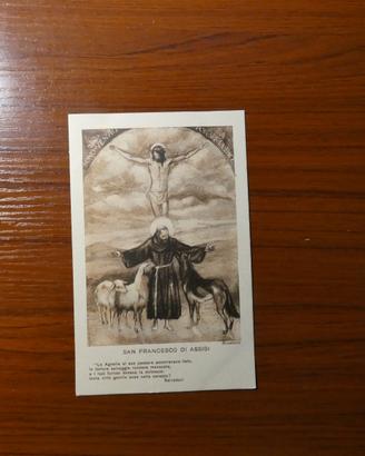 lotto santini d'epoca San Francesco