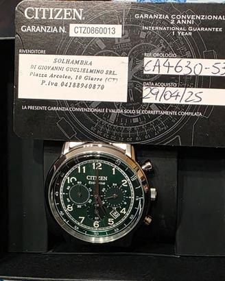  Citizen Ecodrive mai usato, garanzia valida