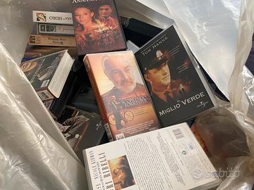 Vhs lotti di videocassette
