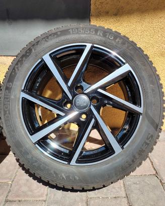[CLIO]set gomme/cerchi MSW 80-4 6,5Jx16 ET35 4x100