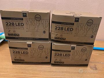 Tende luminose led luci di natale