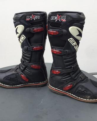 Stivali moto cross  modello Axo boxer taglia 45