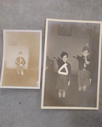 Militare Lotto 2 foto d'epoca anni 30 originali