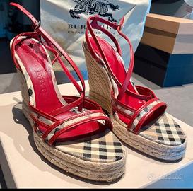 Sandalo zeppa Burberry TG. 39