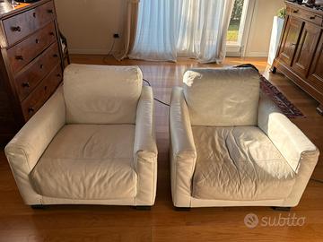Poltrone in pelle Divani & Divani