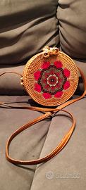 borsa in rattan 