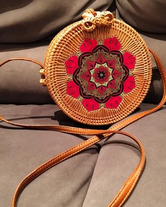 borsa in rattan 
