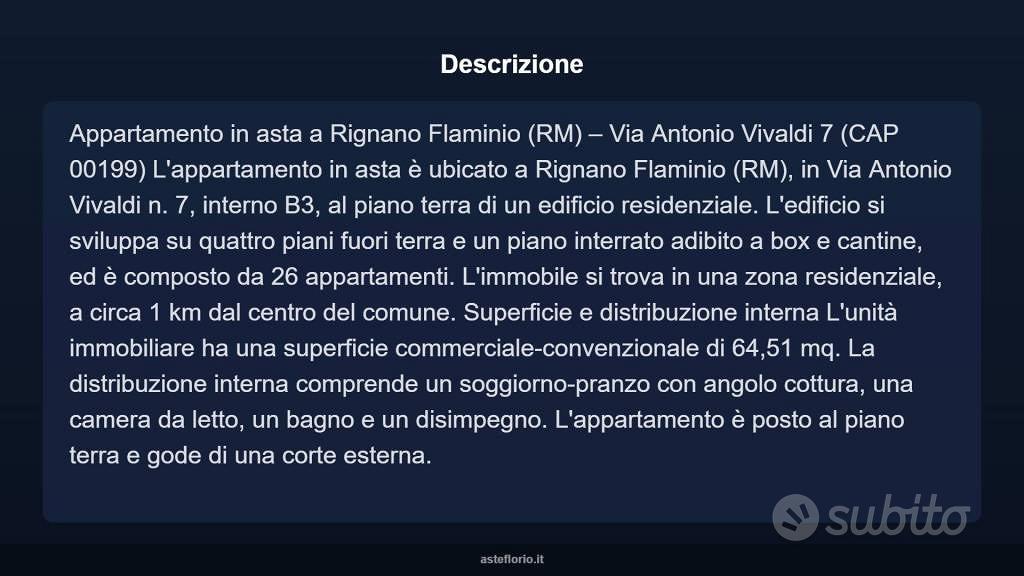Appartamento – Rignano Flaminio, Roma Capitale - Vista 3