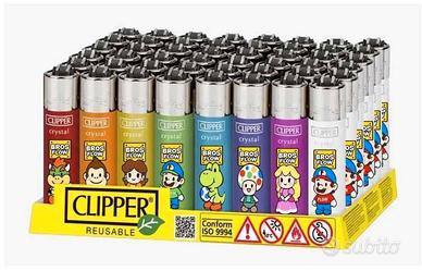 Box completo 48pz Clipper Crystal Bros Super mario