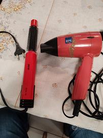 asciugacapelli e arricciacapelli da viaggio