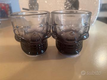 Set bicchierini amaro teschio