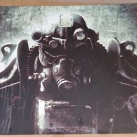 Fallout 3 art-Power Armor-poster su carta lucida
