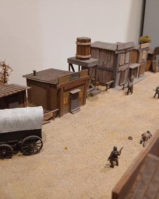 Villaggio western 1/72