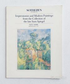 Catalogo Sotheby's Sam Spiegel 1987 Arte Moderna
