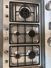 Piano cottura, a gas