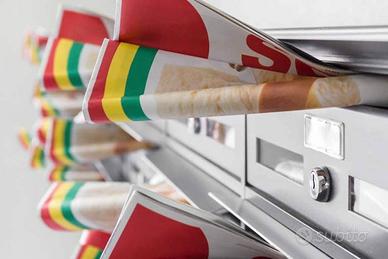 Distribuzione pubblicitaria, volantinaggio con gps