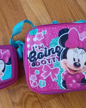 DISNEY MINNIE Borsetta e porta pranzo