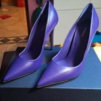 Le Silla Décolleté Eva pelle viola N37