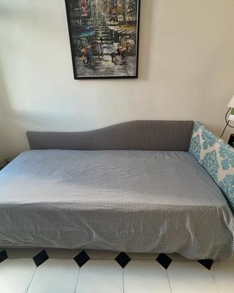 Divano letto 2 posti estraibile con secondo letto