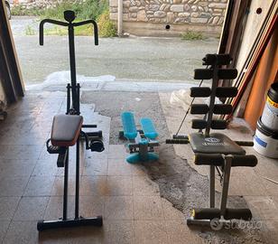Lotto Attrezzi Palestra Casa: Crunch e Stepper