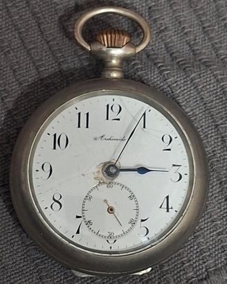 orologio da tasca  in argento