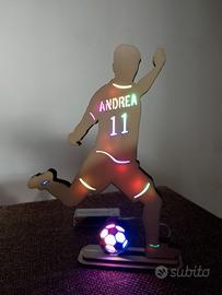 lampada bimbo calcio