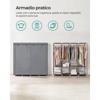 Armadio in tessuto pieghevole 45 x 170 x 167 cm