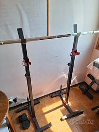 rack palestra panca e squat