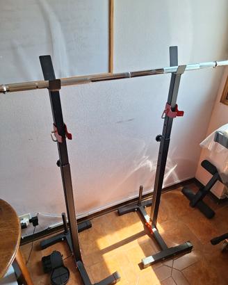 rack palestra panca e squat