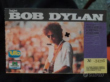 Biglietto usato concerto Bob Dylan - 1989