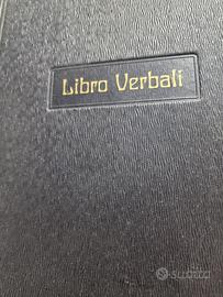 libro verbali vintage