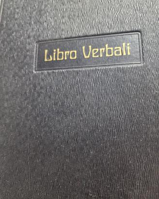 libro verbali vintage