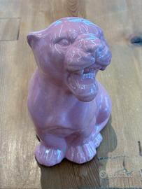 Pantera Rosa Iuter In Ceramica