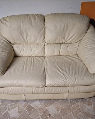 coppia divani letto pelle