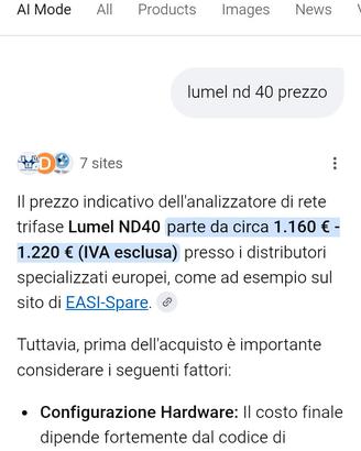 analizzatore di rete 