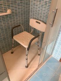 sedia doccia per anziani disabili